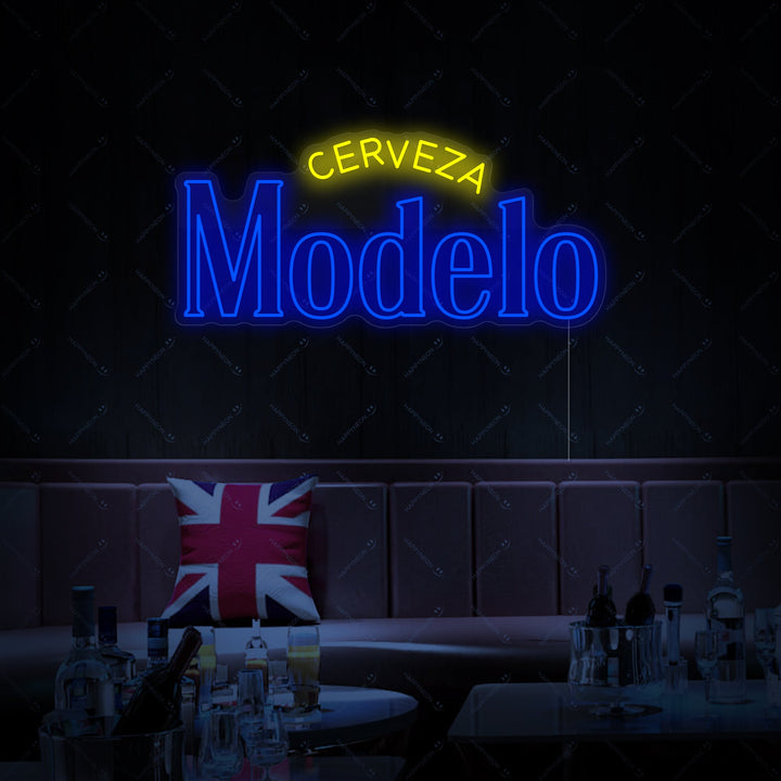 "Cerveza Modelo" Neon Sign
