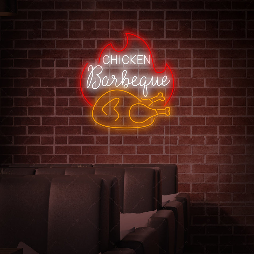 "Chicken Barbecue" Neon Sign