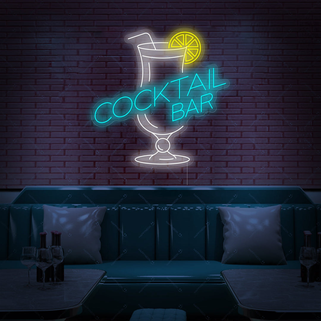 "Cocktails Bar" Neon Sign