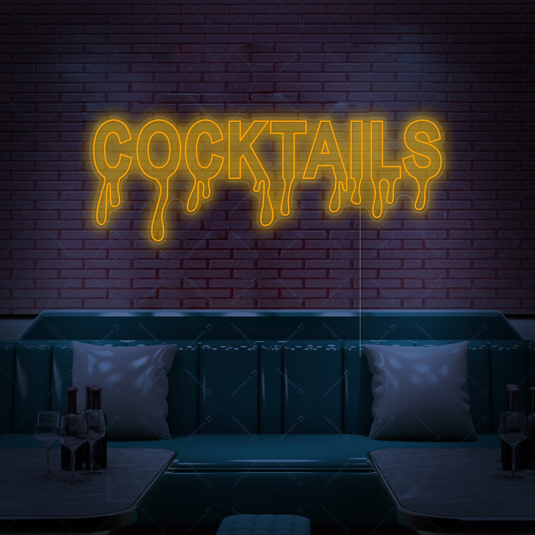 "Cocktails" Neon Sign