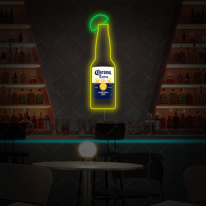 "Corona Beer Bottle" Neon Sign