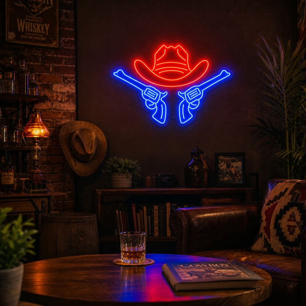 "Cowboy Hat" Neon Sign