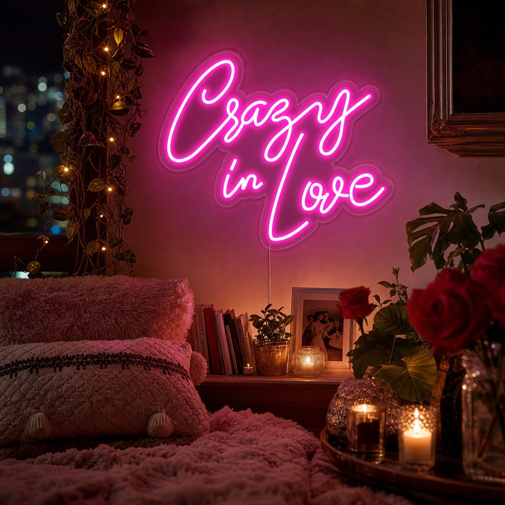 "Crazy in love" Neon Sign