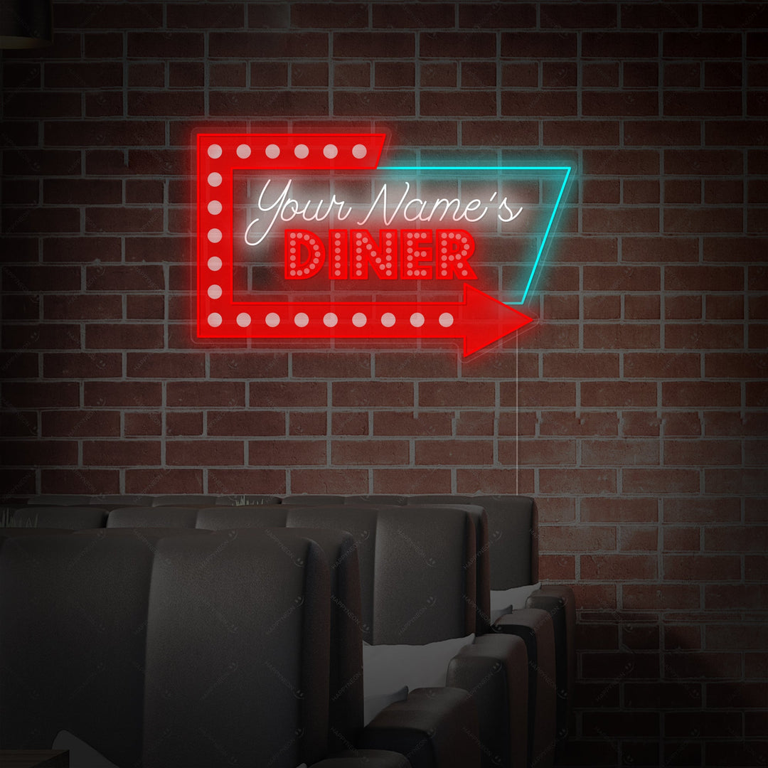 "Custom Diner Logo" Neon Sign