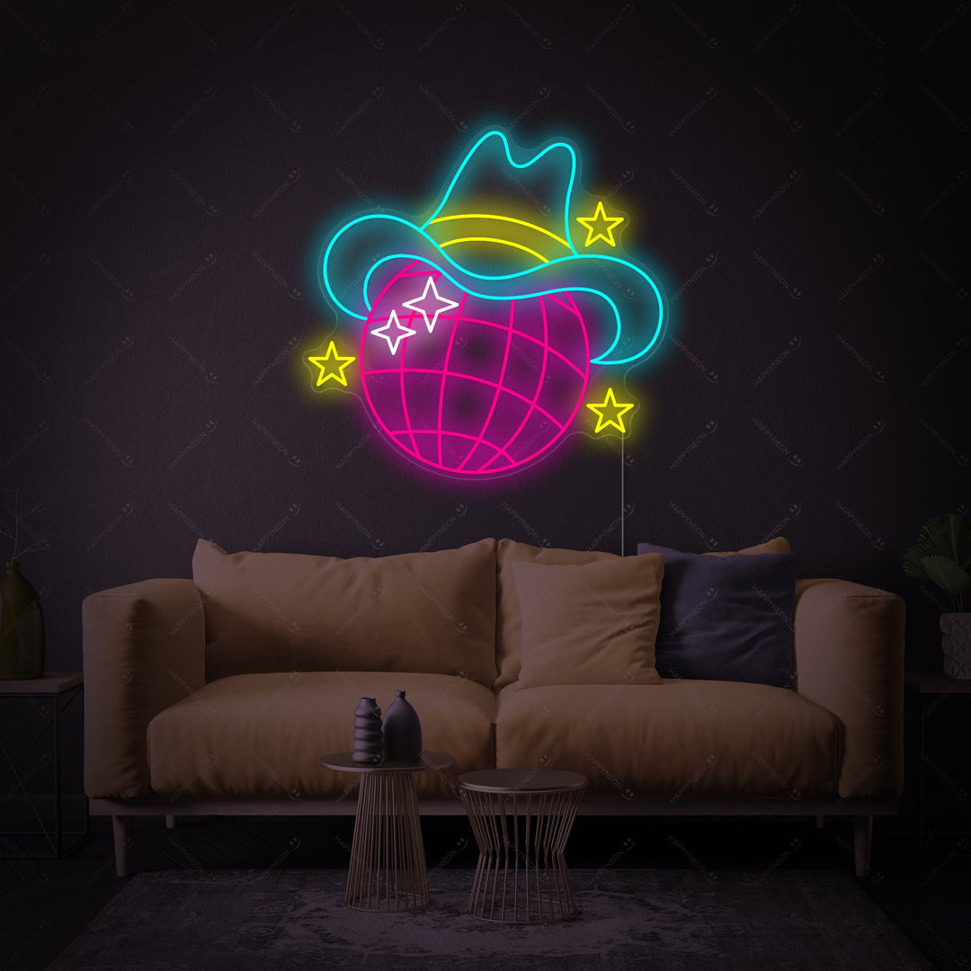 "Disco Ball" Neon Sign