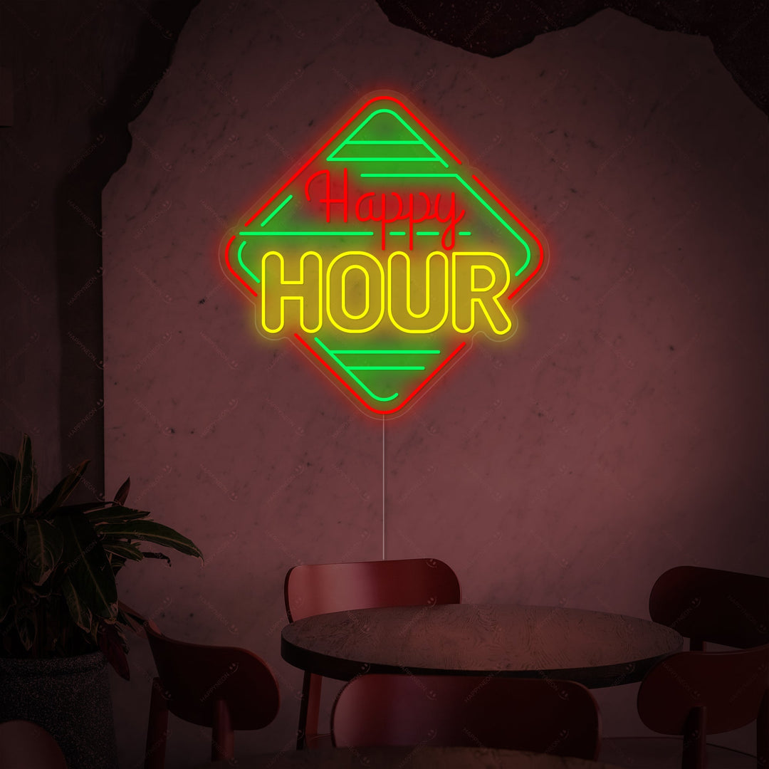 "Happy Hour" Neon Sign