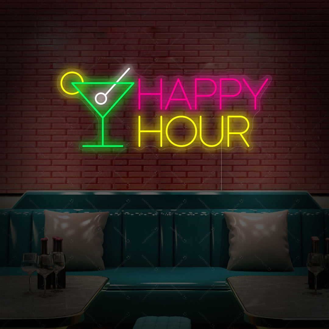 "Happy Hour" Neon Sign