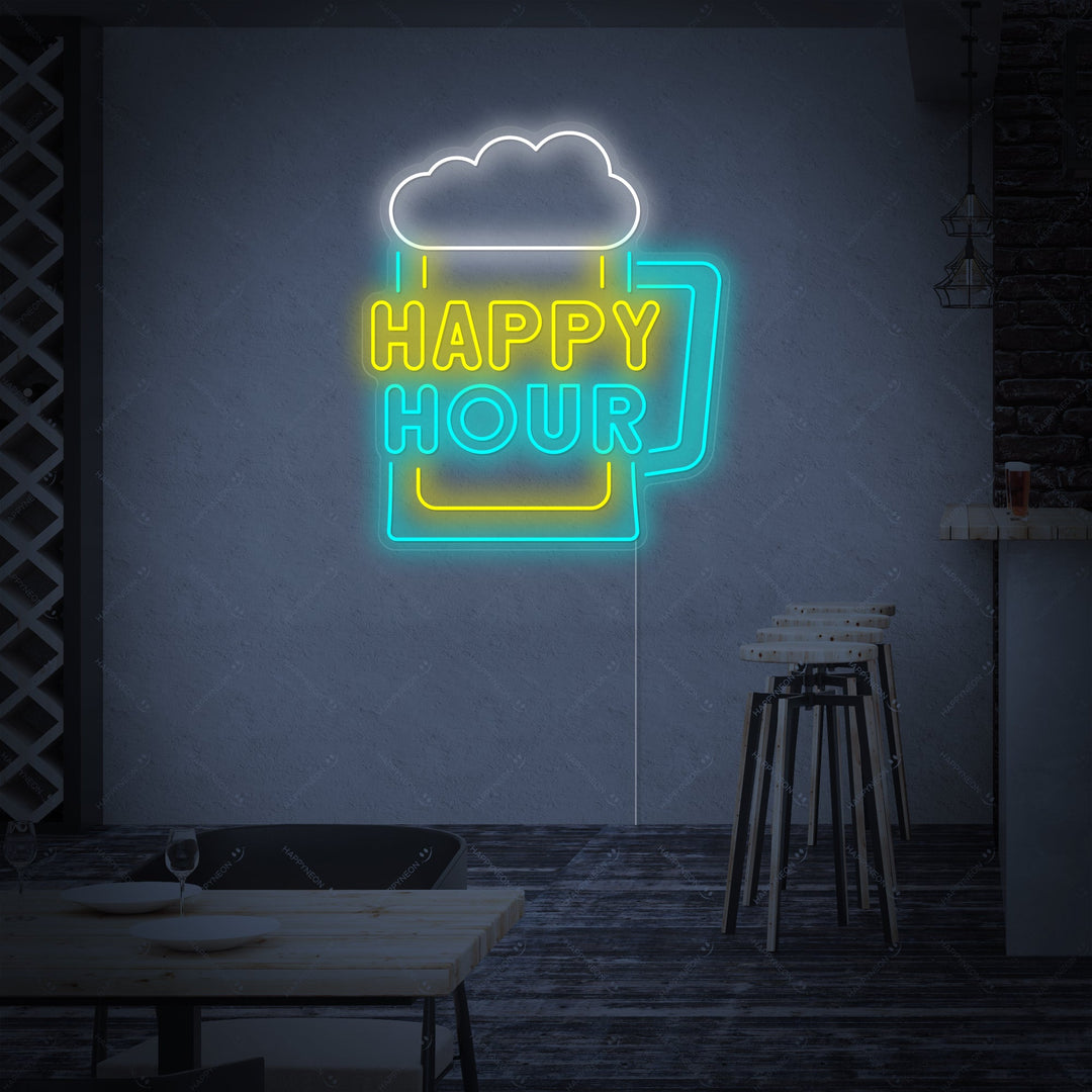 "Happy Hour" Neon Sign