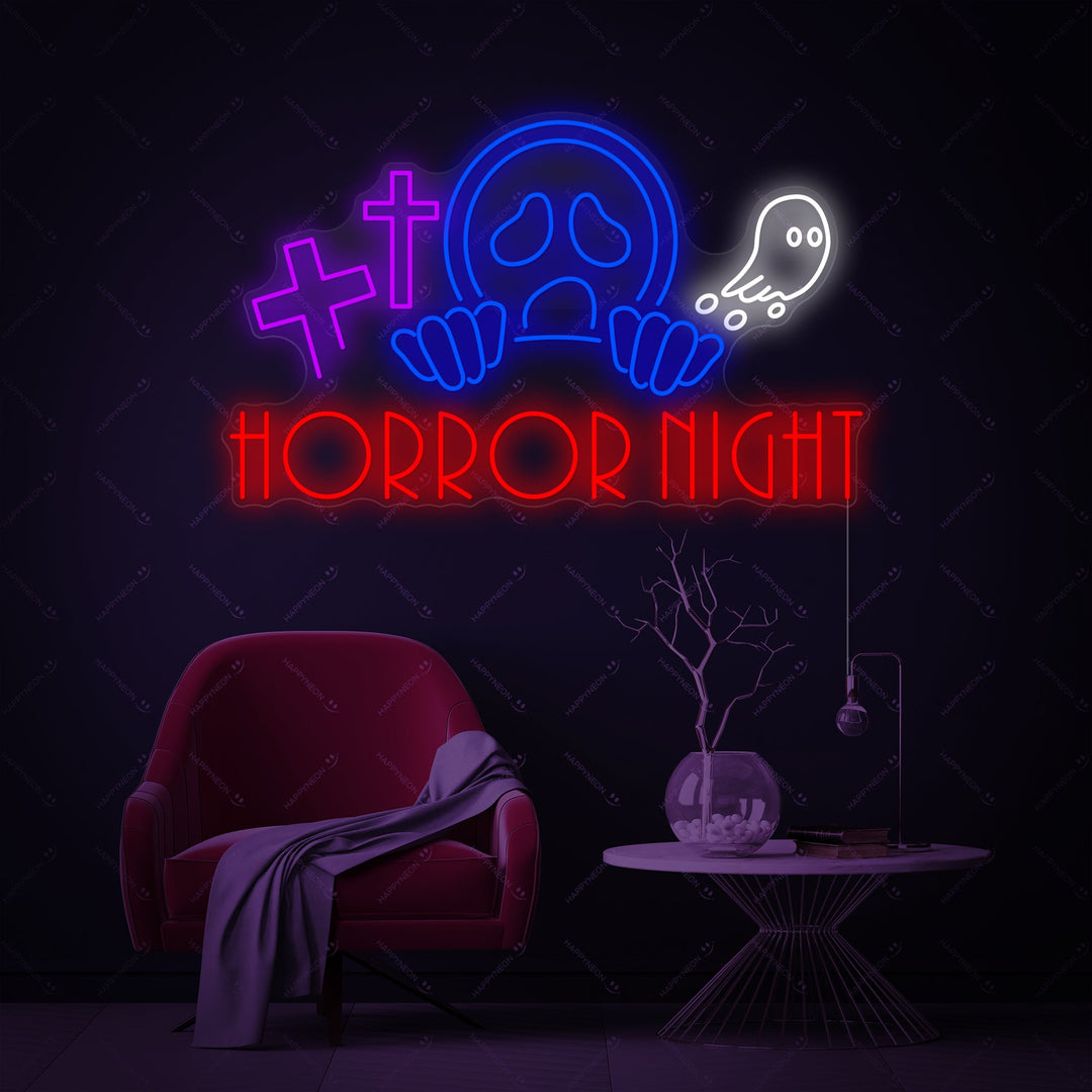 "Horror Night" Neon Sign