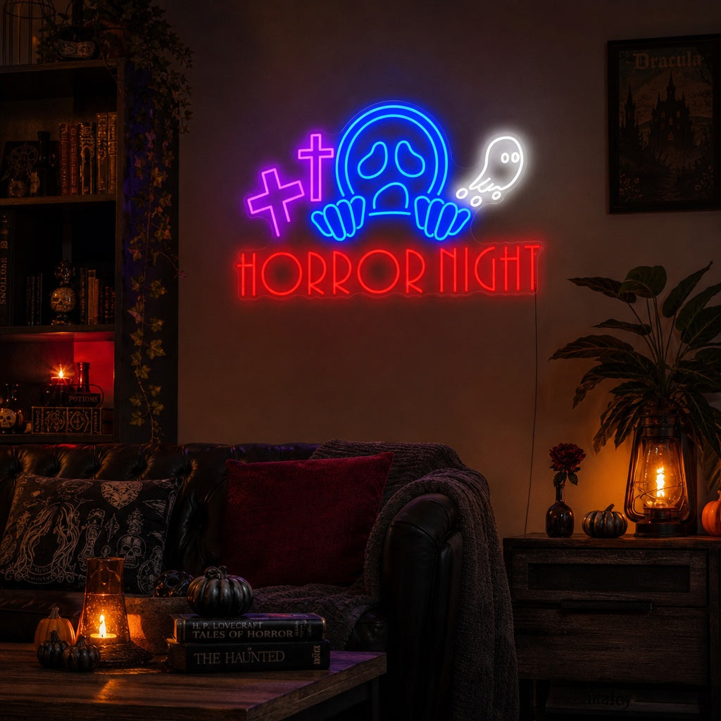 "Horror Night" Neon Sign