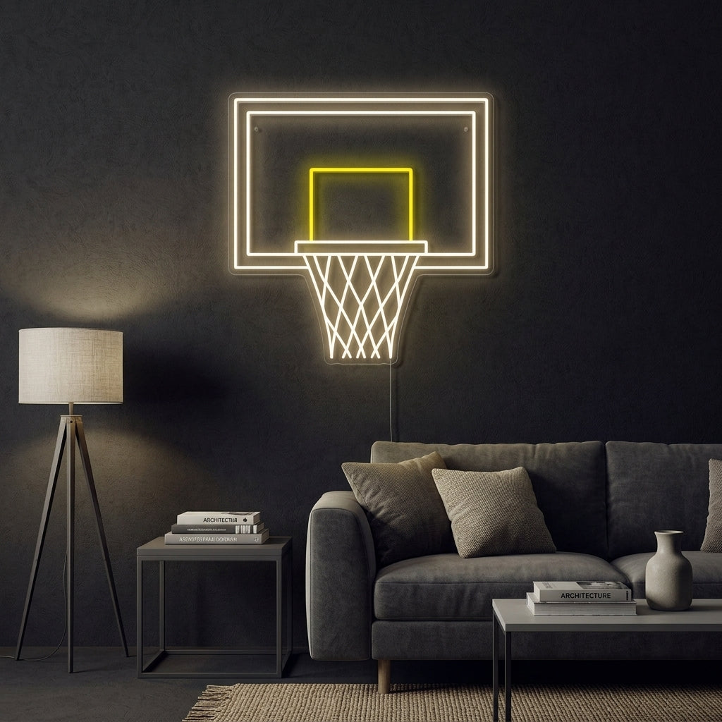 "Basketball Hoop" Neon Sign