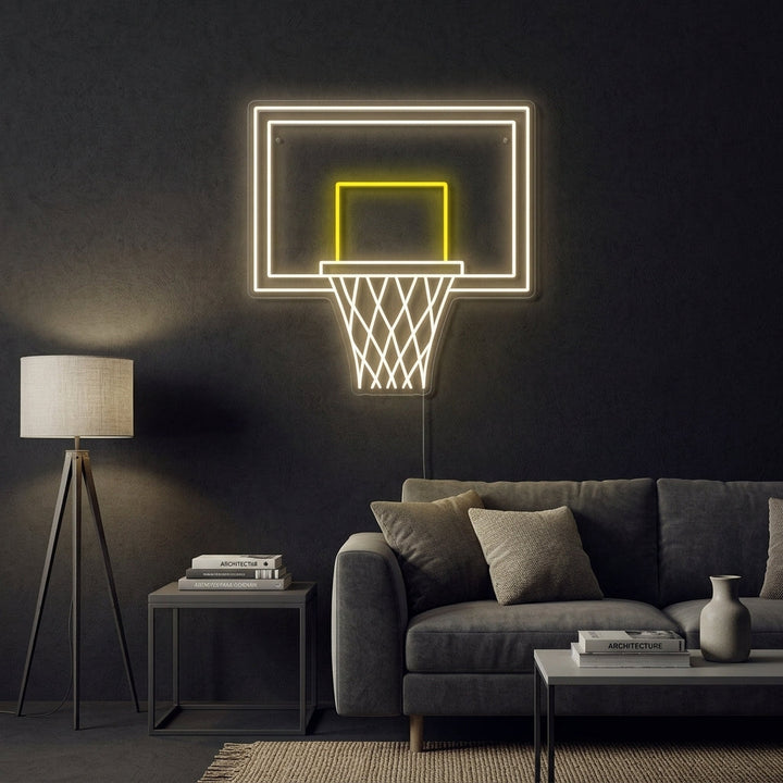 "Basketball Hoop" Neon Sign