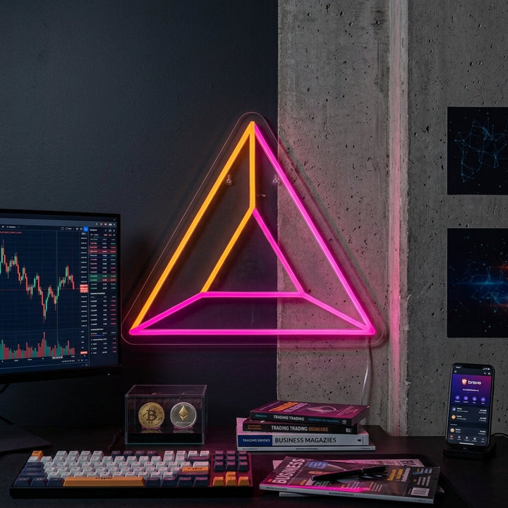 "Brave Coin" Neon Sign