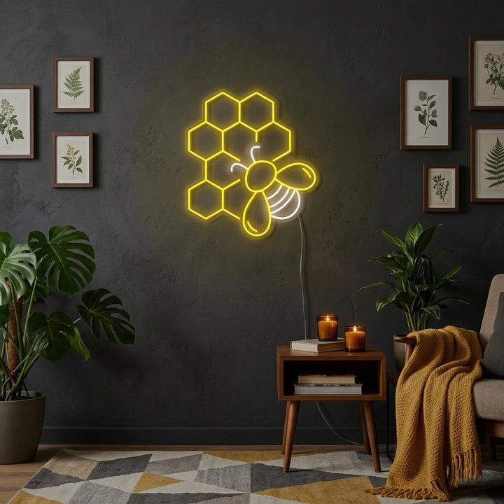 "Honeycomb" Neon Sign