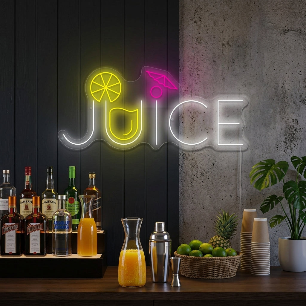 "Juice" Neon Sign