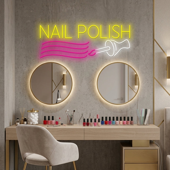 "Nail Polish" Neon Sign