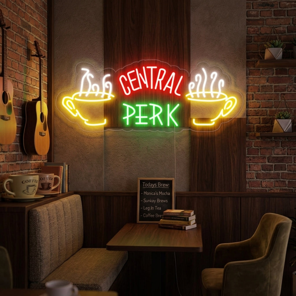 "Central Perk" Neon Sign