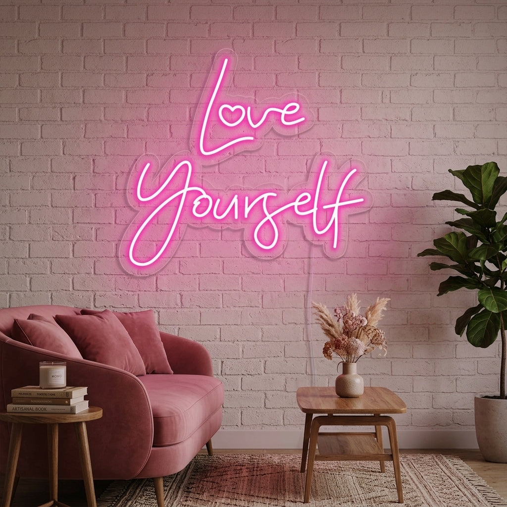 "Love Yourself" Neon Sign