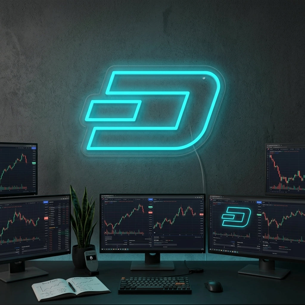 "Dash Coin" Neon Sign
