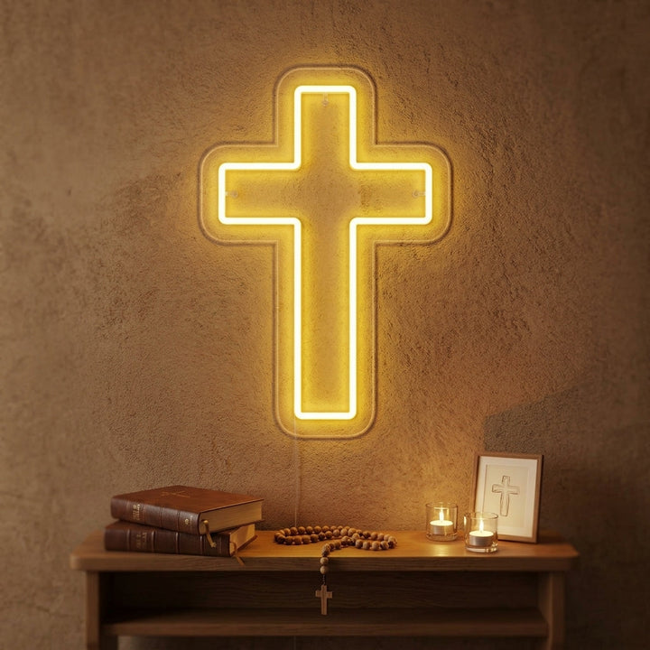 "Christian Cross" Neon Sign