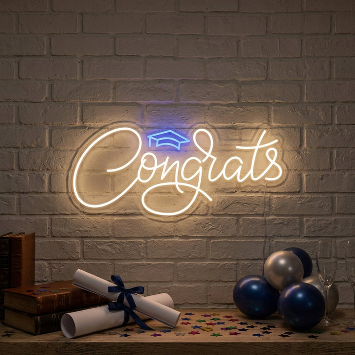 "Congrats" Neon Sign