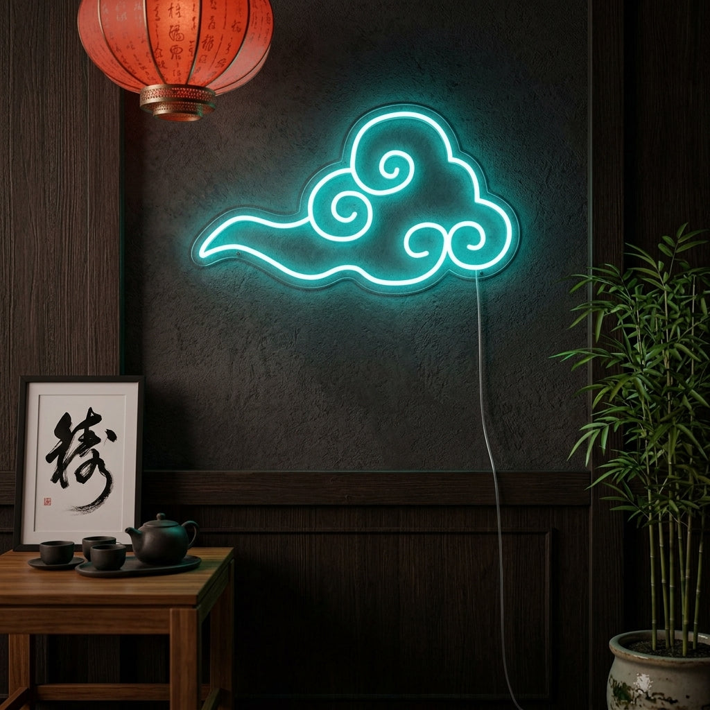 "Lucky Cloud" Neon Sign