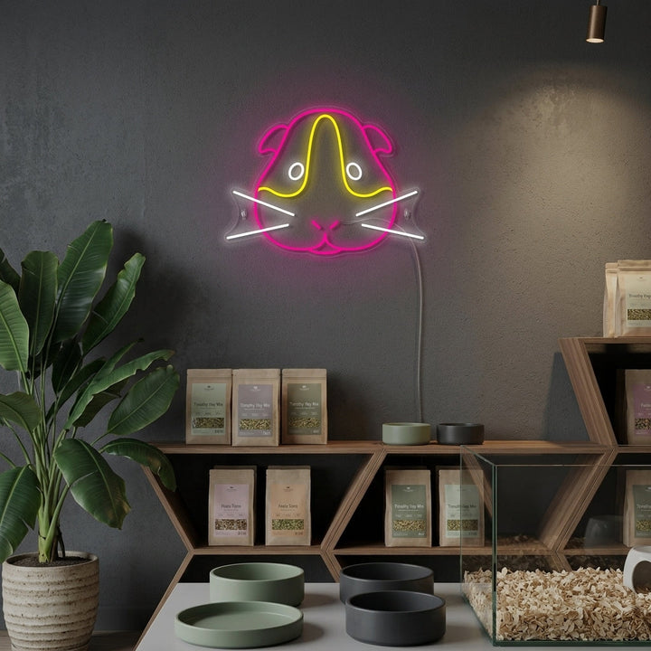 "Guinea Pig" Neon Sign