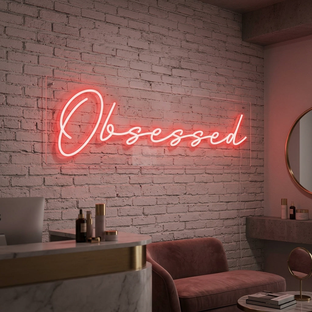 "Obsessed" Neon Sign