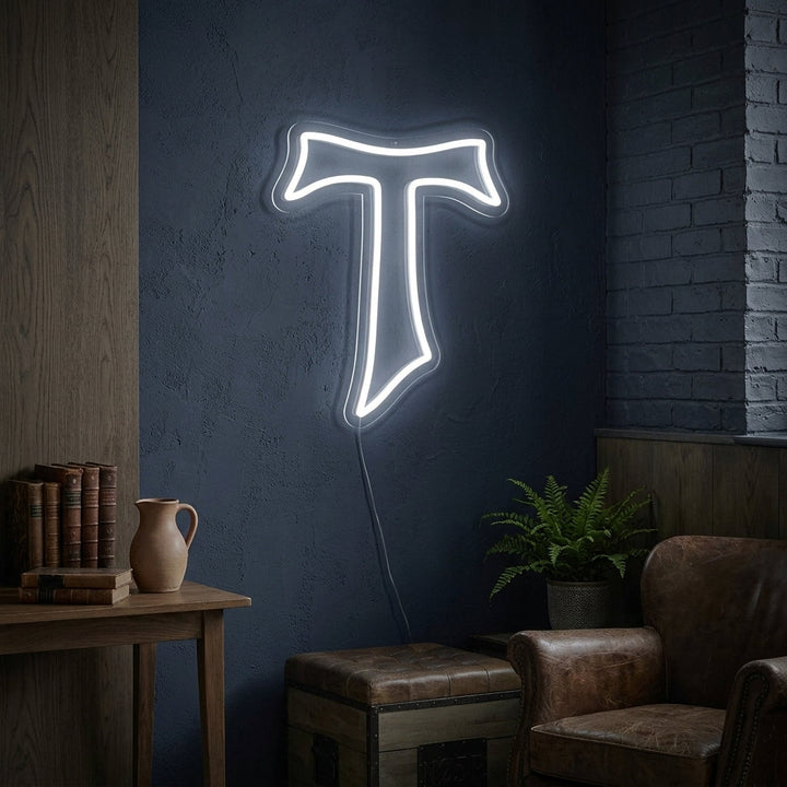 "Tau Cross" Neon Sign