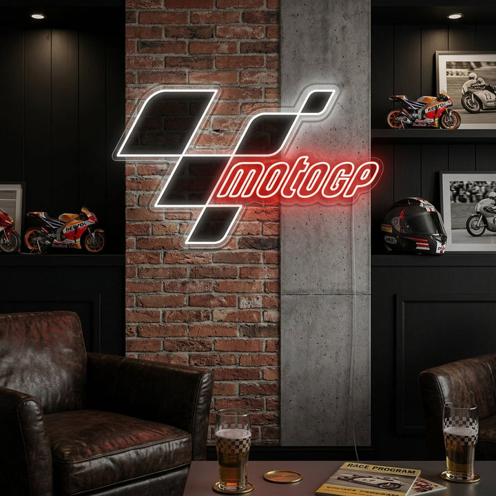 "Moto Gp Race Logo" Neon Sign