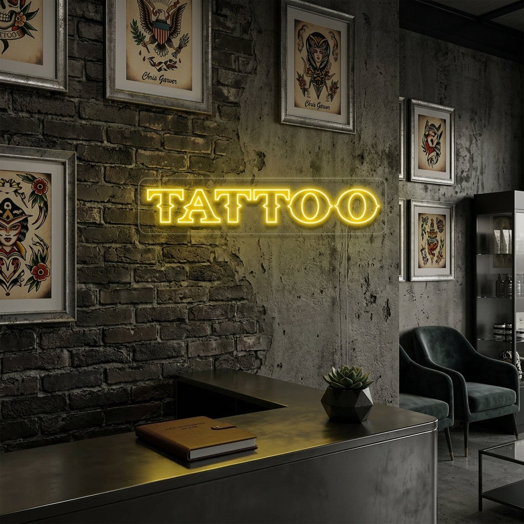 "Tattoo" Neon Sign