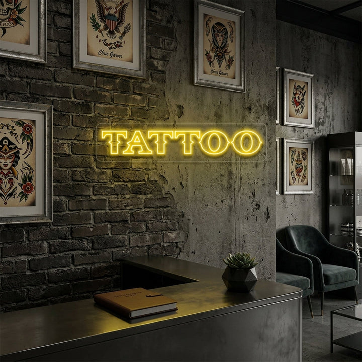 "Tattoo" Neon Sign