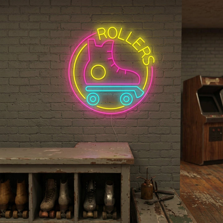 "Roller Skates" Neon Sign