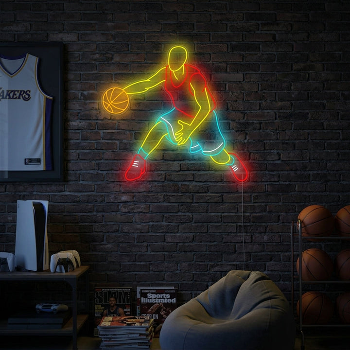 "Basketball Player" Neon Sign