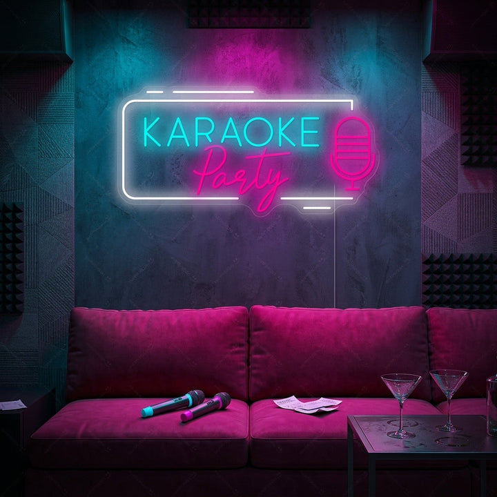 "Karaoke Party" Neon Sign