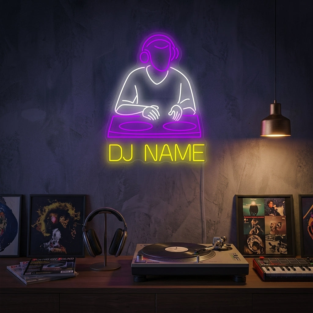 "Custom Dj Logo" Neon Sign