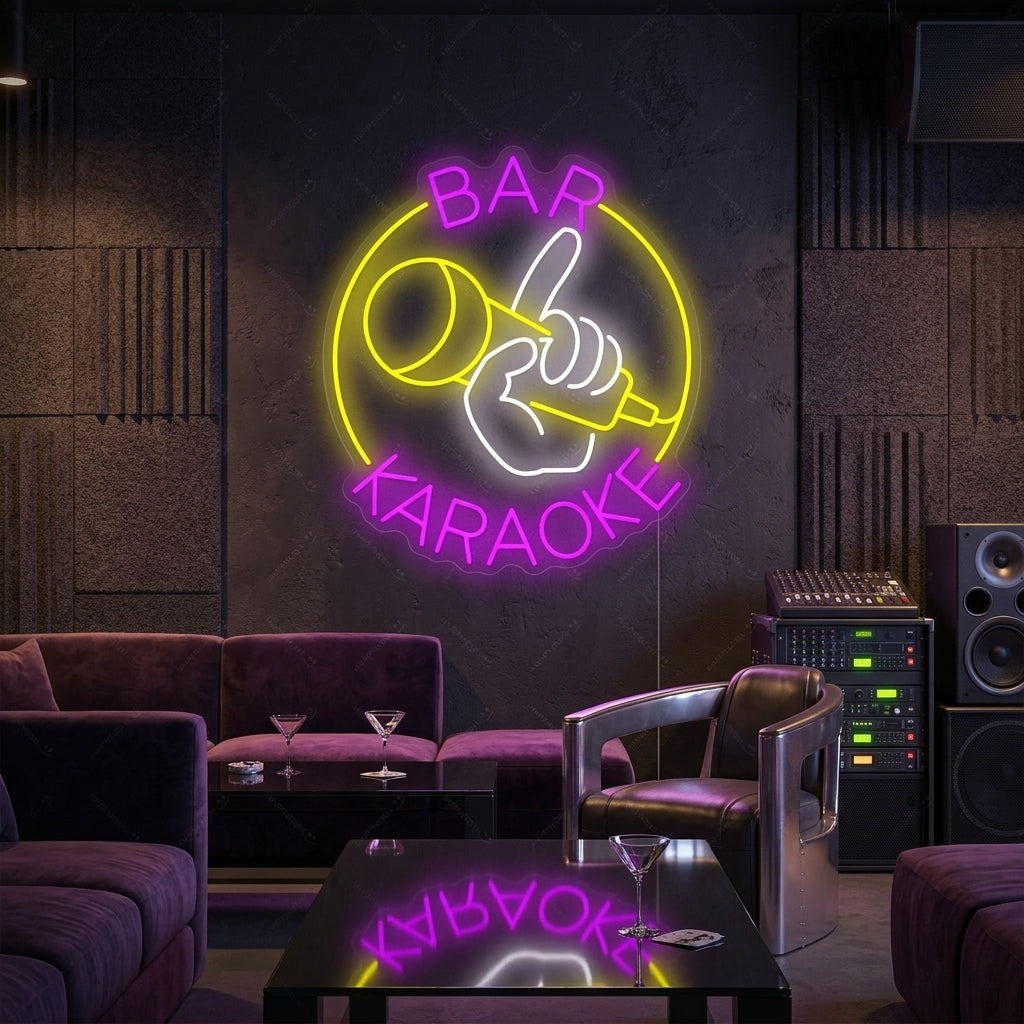 "Karaoke Bar" Neon Sign