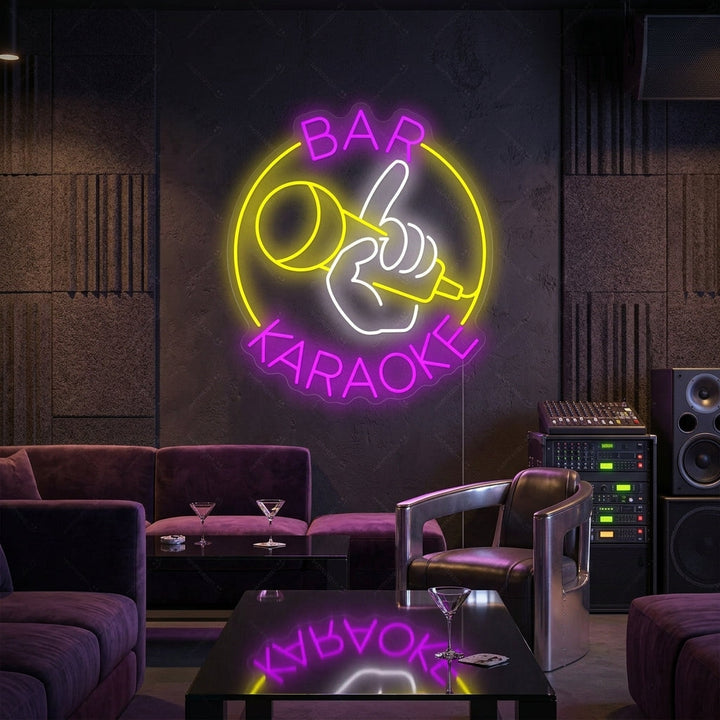 "Karaoke Bar" Neon Sign