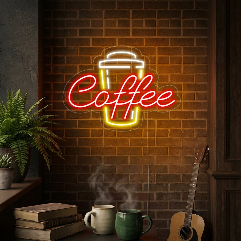 "Coffee Cup" Neon Sign