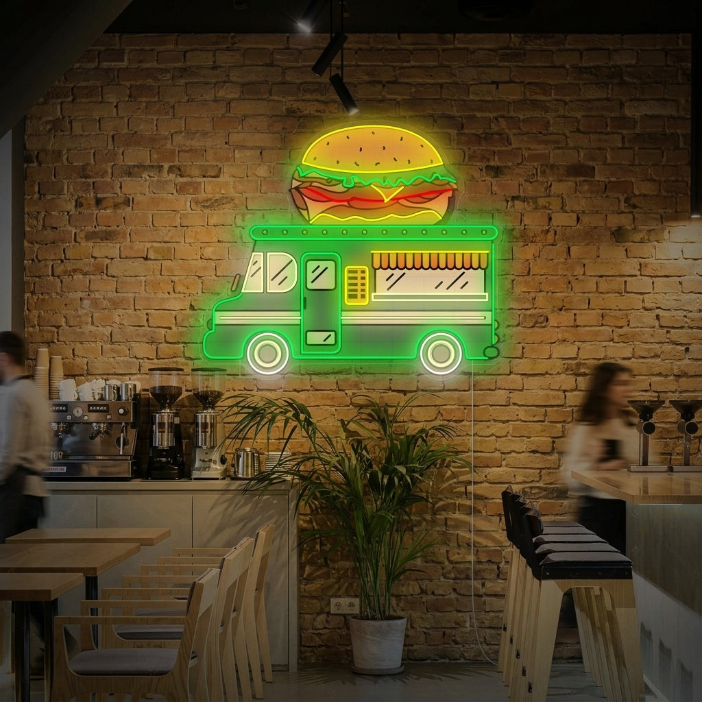 "Burger Truck" Neon Sign