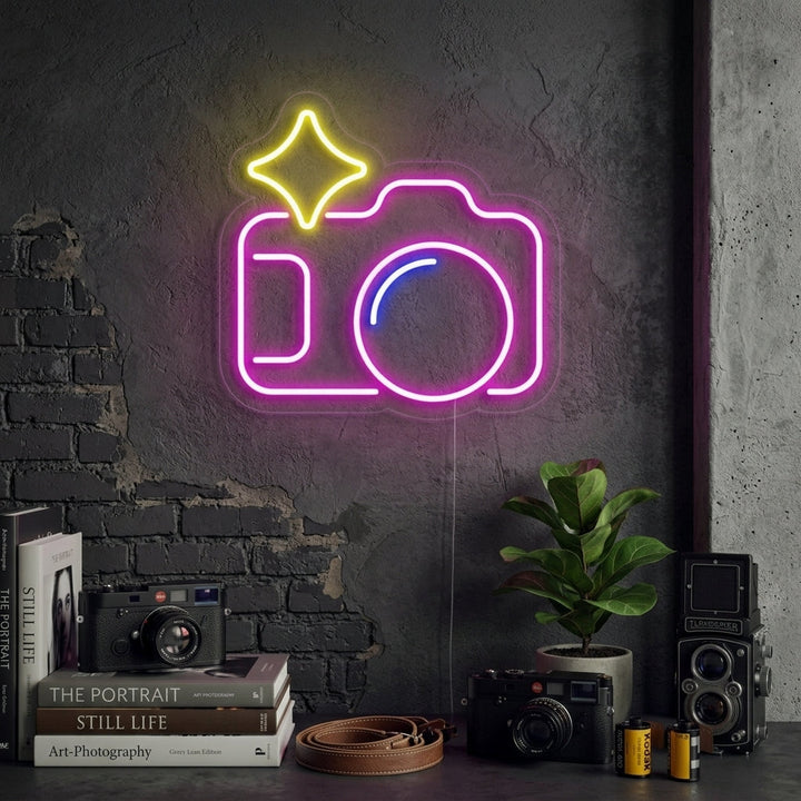 "Camera" Neon Sign
