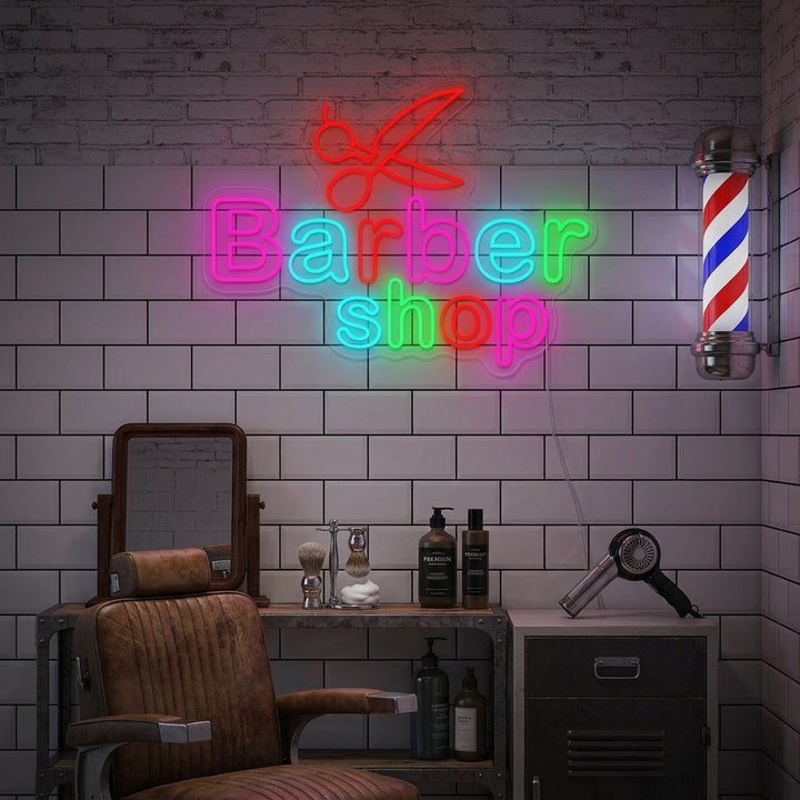 "Barber Shop" Neon Sign