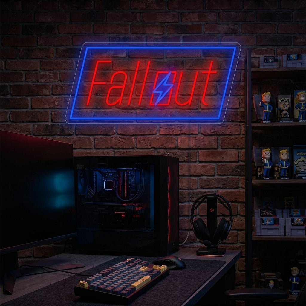 "Fallout" Neon Sign