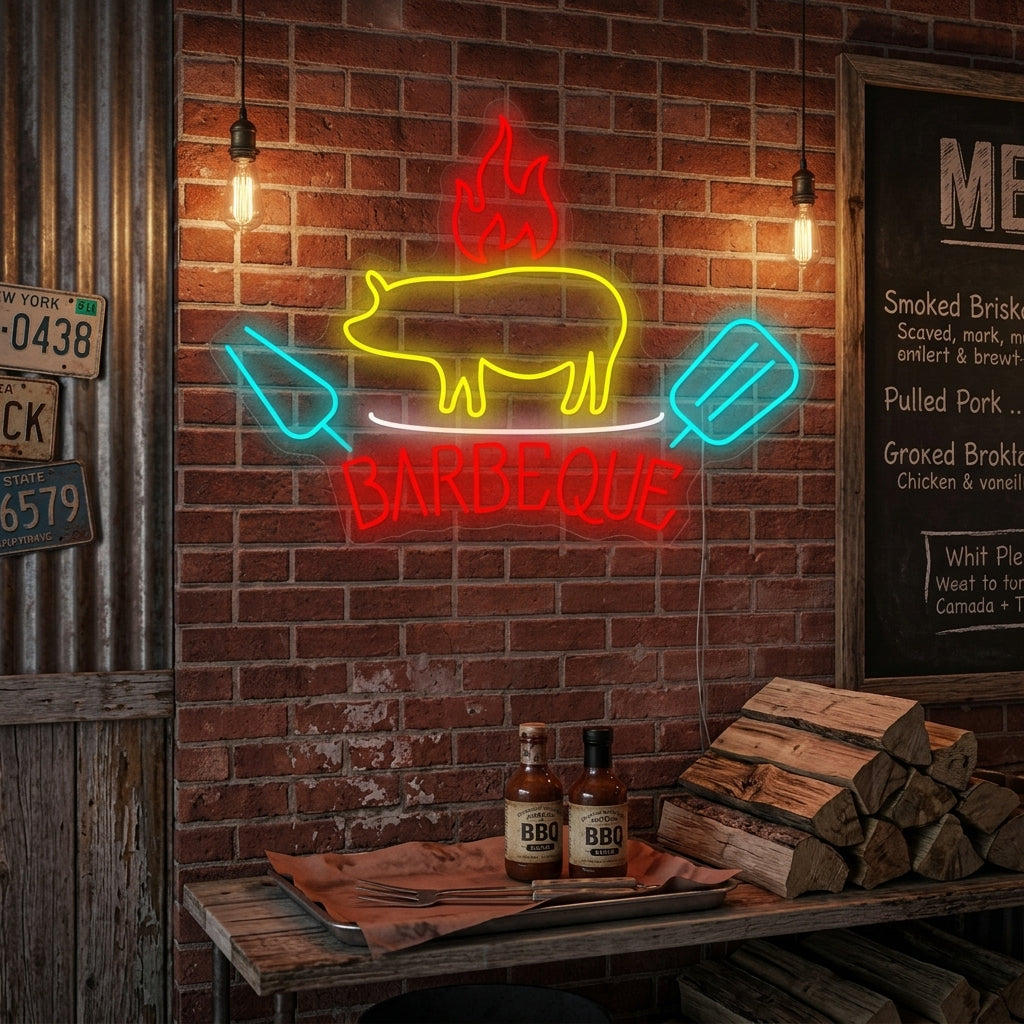 "Barbecue" Neon Sign