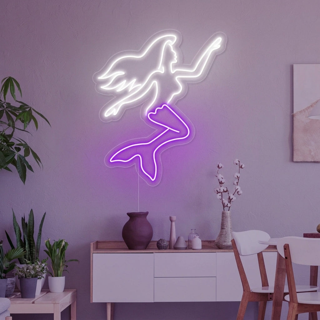 "Mermaid Sexy Girl" Neon Sign