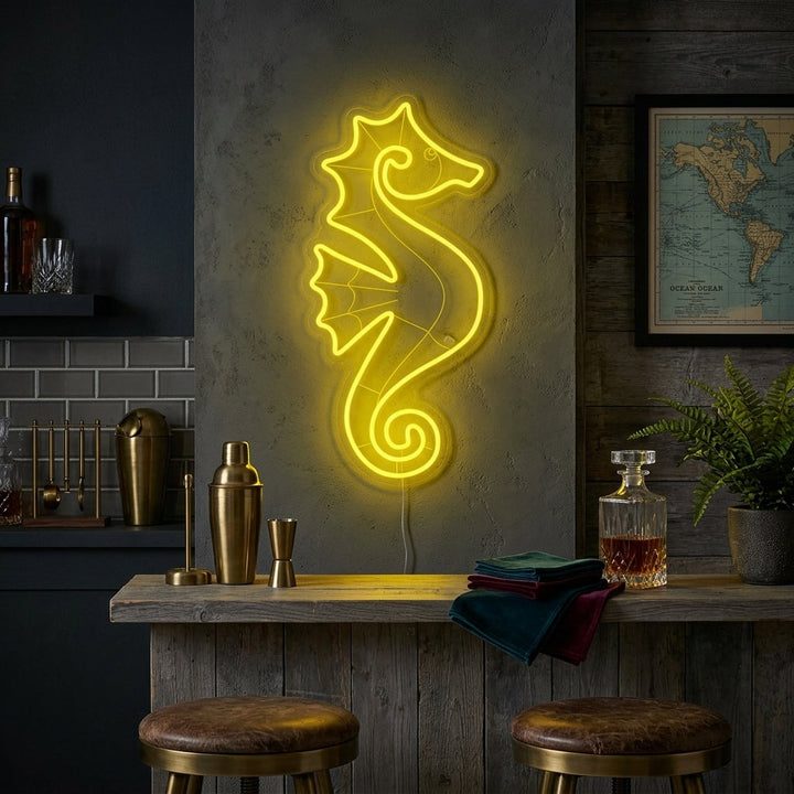 "Seahorse" Neon Sign