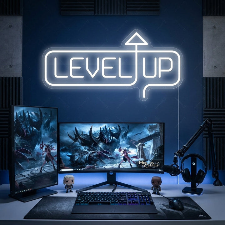 "Level Up" Neon Sign