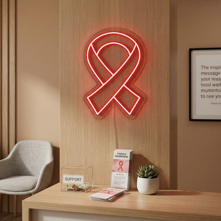 "Ribbon" Neon Sign
