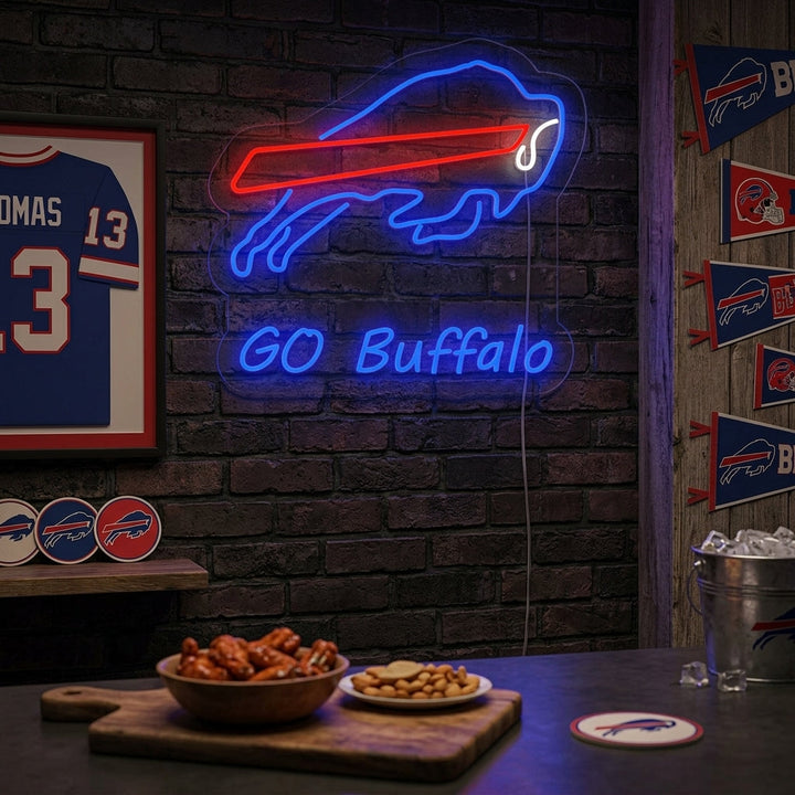 "Go Buffalo Bills" Neon Sign