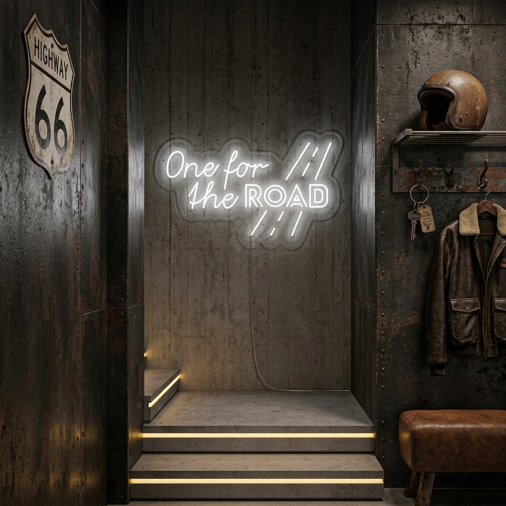 "One for the Road" Neon Sign